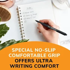 Pens|BIC Soft Feel Retractable Ballpoint Pen, Medium Point, 1.0mm, Assorted Ink, 36 Pack (SCSM361-AST)