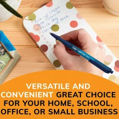 Pens|BIC Soft Feel Retractable Ballpoint Pen, Medium Point, 1.0mm, Assorted Ink, 36 Pack (SCSM361-AST)