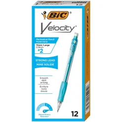 Pencils|BIC Velocity Mechanical Pencil, 0.9mm, #2 Hard Lead, Dozen (40827/MV11)