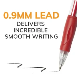 Pencils|BIC Velocity Mechanical Pencil, 0.9mm, #2 Hard Lead, 5/Pack (MVP51-BLK)