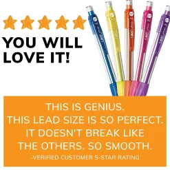 Pencils|BIC Velocity Mechanical Pencil, 0.7mm, #2 Hard Lead, 12/Pack (41174/MV711)