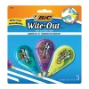 Correction & White-Out|BIC Wite-Out Mini Correction Tape, White, 3/Pack (WOTMP31-WHI)