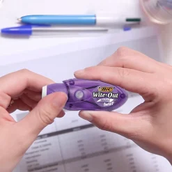 Correction & White-Out|BIC Wite-Out Mini Correction Tape, White, 2/Pack (50754)