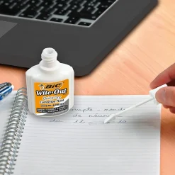 Correction & White-Out|BIC Wite-Out Quick Dry Correction Fluid, 20 ml., White, 2/Pack (WOFQDP24-A-WHI)