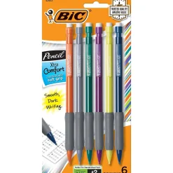 Pencils|BIC Xtra Comfort Mechanical Pencil, 0.7mm, #2 Hard Lead, 6/Pack (MPGP61)