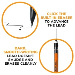 Pencils|BIC Xtra Life Mechanical Pencil, 0.7mm, #2 Medium Lead, 320/Carton (MP320)