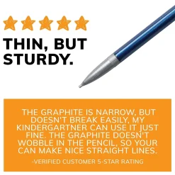 Pencils|BIC Xtra Precision Mechanical Pencils, 0.5mm, #2 Hard Lead, 24/Pack (MPLMFP241-BLK)