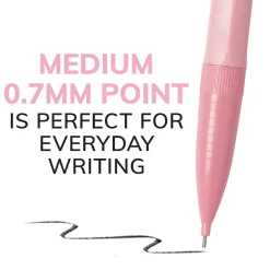 Pencils|BIC Xtra Smooth Pastel Edition Mechanical Pencil, 0.7mm, #2 Medium Lead (MPNP24-BLK)