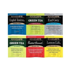 Bigelow Assorted Tea Bags, 168/Carton (15577)