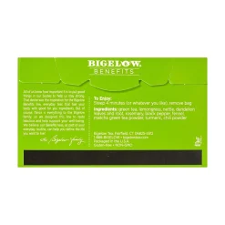 Bigelow Benefits Turmeric Chili Matcha Tea Bags, 18/Box (00826)
