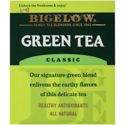 Bigelow Classic Green Tea Bags, 28/Box (RCB00388)