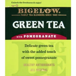 Bigelow , Green Tea with Pomegranate, 28/Box (RCB10363)