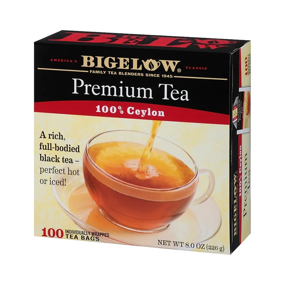 Bigelow Premium Ceylon Black Tea Bags, 1000 Tea Bags/Carton (00351)