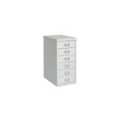 File Cabinets*Bisley ® 6 Drawer Steel Desktop Multidrawer Cabinet, White