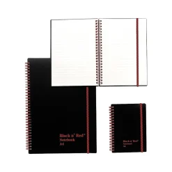Subject Notebooks|Black N' Red 1-Subject Professional Notebooks, 8.5