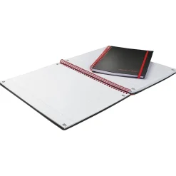 Notebooks|Black N' Red 1-Subject Professional Notebooks, 5.875
