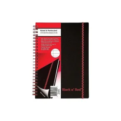 Notebooks|Black N' Red 1-Subject Professional Notebooks, 5.875