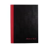 Subject Notebooks|Black N' Red 1-Subject Professional Notebooks, 5.8" x 8.3", Wide Ruled, 96 Sheets, Black (JDK-E66857)