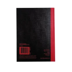 Subject Notebooks|Black N' Red 1-Subject Professional Notebooks, 5.8