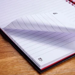 Subject Notebooks|Black N' Red 1-Subject Professional Notebooks, 8.5