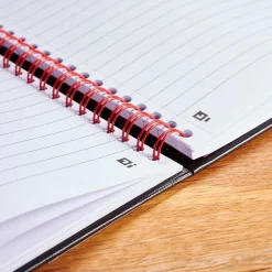 Subject Notebooks|Black N' Red 1-Subject Professional Notebooks, 8.5