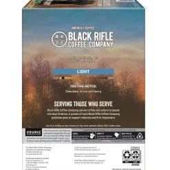 Black Rifle Coffee Company Loyal Spirit Coffee Keurig® K-Cup® Pods, Light Roast, 22/Box (5000384046)