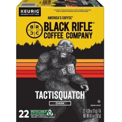 Black Rifle Coffee Company Tactisquatch Coffee Keurig® K-Cup® Pods, Dark Roast, 88/Carton (5000384046CT)