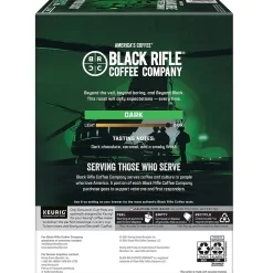 Black Rifle Coffee Company Beyond Black Coffee Keurig® K-Cup® Pods, Dark Roast, 88/Carton (5000384045CT)