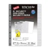 Security & Carbon*Blanks USA Kan't Kopy 8.5" x 11" Security Paper, 60 lbs., Gray, 500 Sheets/Ream (KK15A1VGYNB)