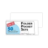 Pocket Folders|Blanke Blanks/USA® 8 7/8" x 4" 10 Pt. Folder With Two Pocket, Cast Coat White, 50/Pack