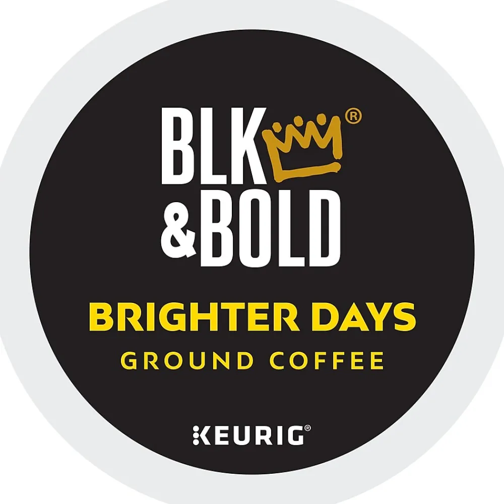 BLK & Bold Brighter Days Coffee Keurig K-Cup Pod, Light Roast, 20/Box (5000372406)