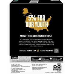 BLK & Bold Brighter Days Coffee Keurig K-Cup Pod, Light Roast, 80/Carton (5000372406CT)