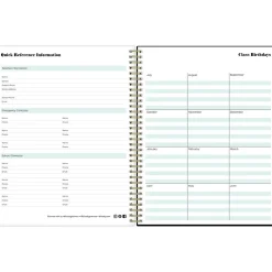 Academic Planners|Blue Sky Dark Gray Gale 8.5" x 11" Academic Weekly & Monthly Lesson Planner (136608)