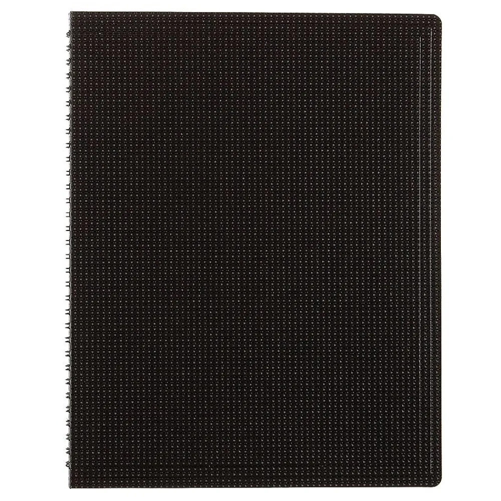 Notebooks|Blueline DuraFlex 1-Subject Professional Notebooks, 6" x 9.375", College Ruled, 80 Sheets, Black (B40.81)