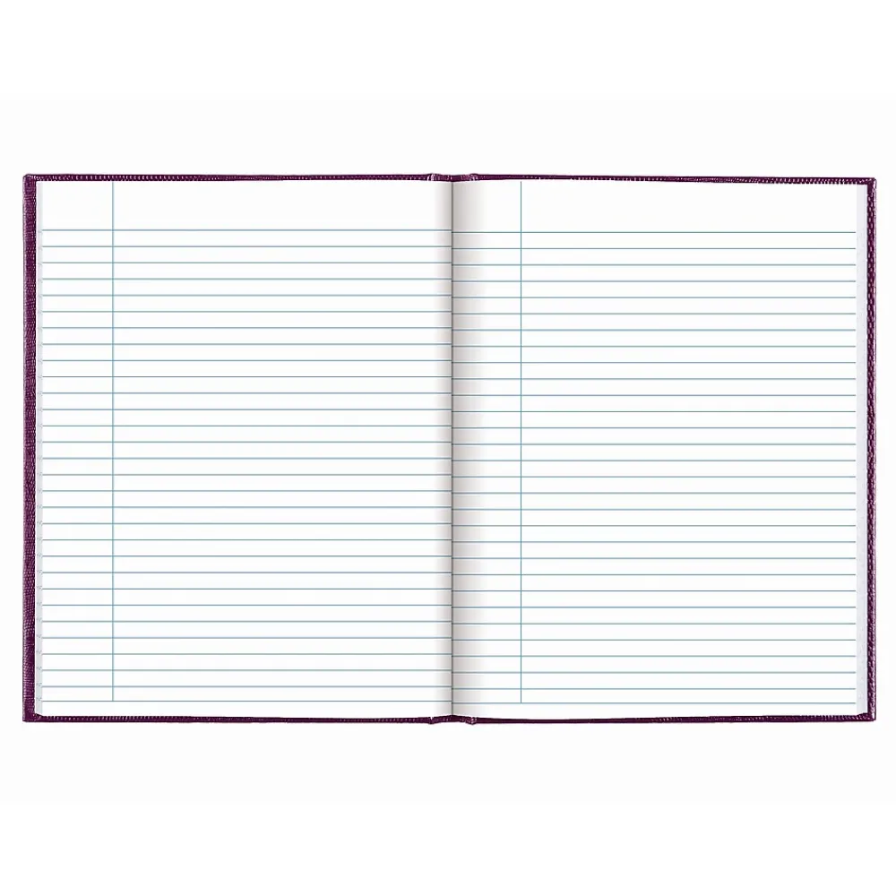 Journals|Blueline Hardcover Executive Journal, 7.25" x 9.25", Wide-Ruled, Grape, 144 Pages (A7.RAS)