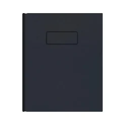 Notebooks|Blueline Professional Notebooks, 7.25" x 9.25", College Ruled, 96 Sheets, Black (A9)