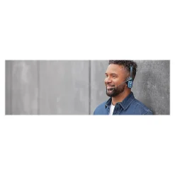 jabra BlueParrott B250-XTS SE Active Noise Canceling Bluetooth On Ear Mobile Headset Black/Blue (204426)