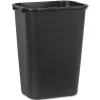 10.25 gal. Plastic Trash Can without Lid, Black (UNS 41QTWB BLA)<Boardwalk Sale