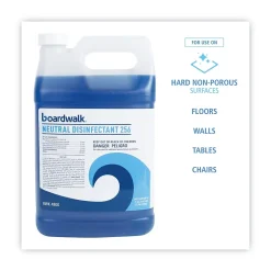 ® Neutral Disinfectant, Floral Scent, 1 gal Bottle, 4/Carton<Boardwalk Hot