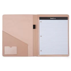Faux Leather Portfolio Case with Zipper Closure, Rose (WRC1511BS-ROSE)<Bond Street Hot