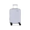 Panoramic 21.5" Hardside Carry-On Suitcase, 8-Wheeled Spinner, TSA Checkpoint Friendly, Silver (HLG7520BS-SILVER)<Bond Street Clearance