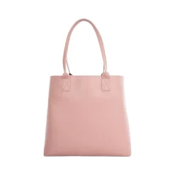 Pink Vegan Leather Tote Bag, Medium (LBG5054BS-PINK)<Bond Street Sale