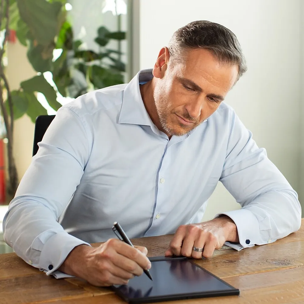 Notepads|Boogie Board Blackboard Smart Notepad, 8.5" x 11", Black, 1 Sheets/Pad (BD0110001)