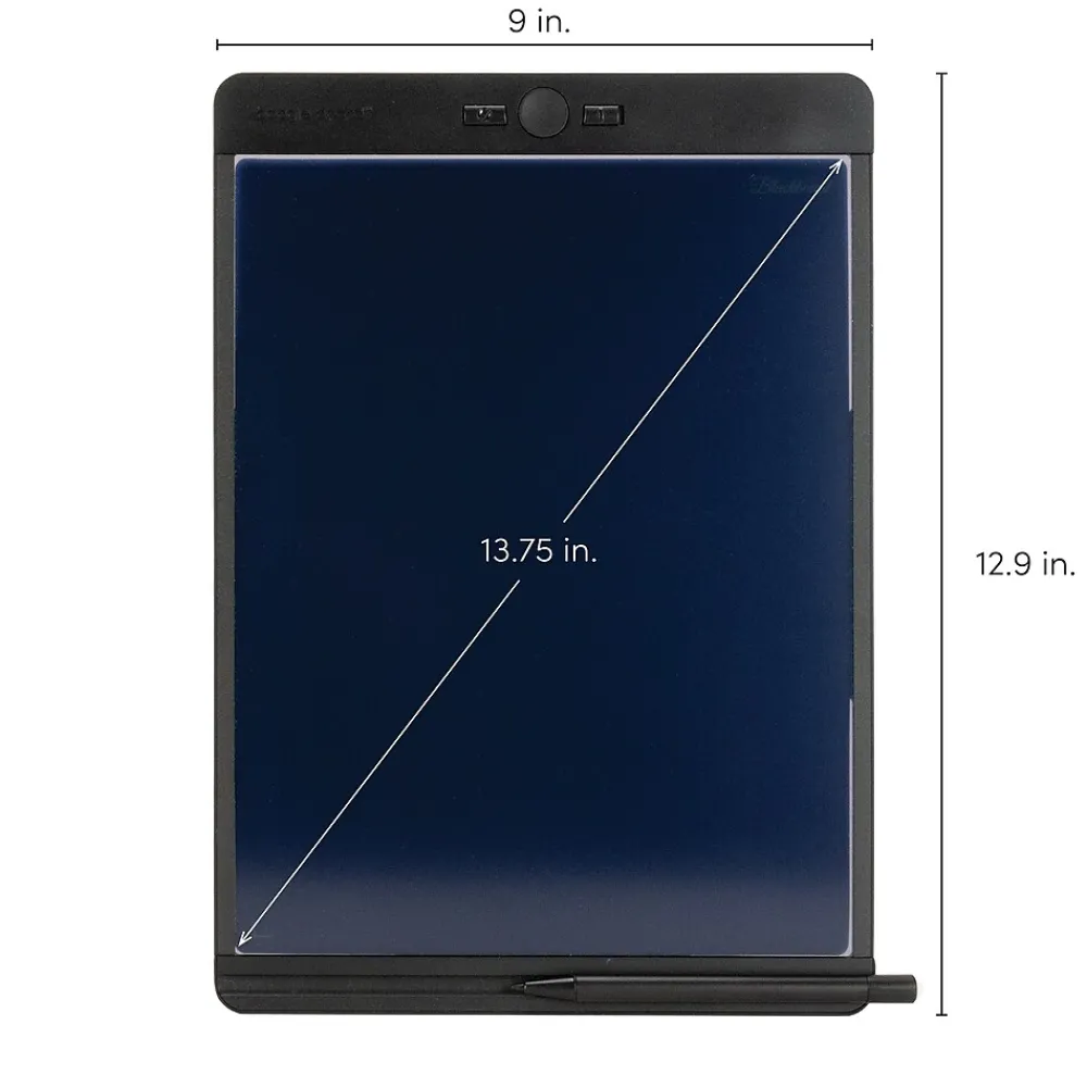 Notepads|Boogie Board Blackboard Smart Notepad, 8.5" x 11", Black, 1 Sheets/Pad (BD0110001)