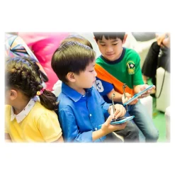 Notepads|Boogie Board Jot 4.5 eWriter Smart Notepad, Blue, 1 Pad/Pack (JF0220002)