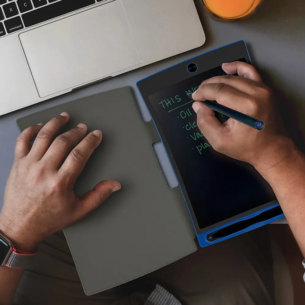 Notepads|Boogie Board Jot Reusable Smart Notepad, Blue (J32220001)