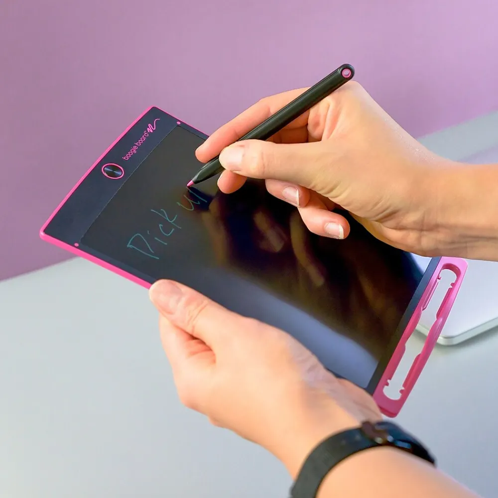 Notepads|Boogie Board Jot Reusable Smart Notepad, Pink (J34420001)