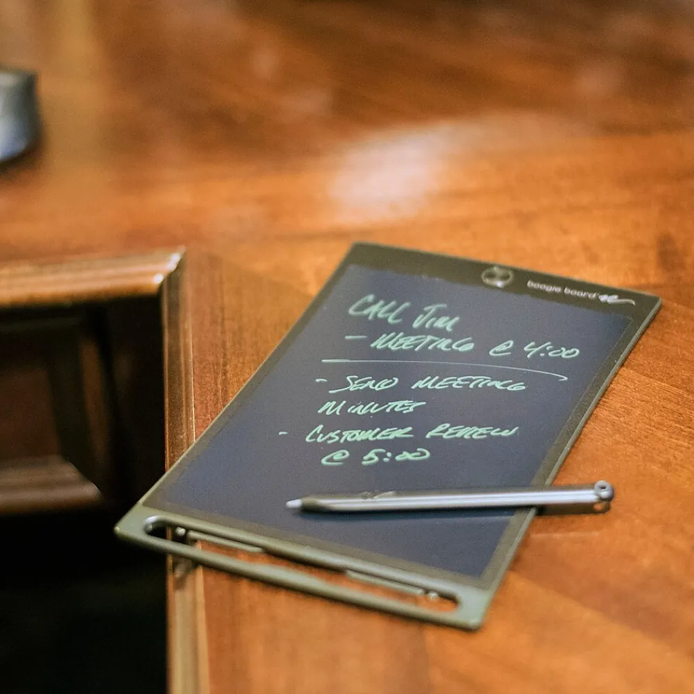 Notepads|Boogie Board Jot Reusable Smart Notepad, Gray (J31020001)
