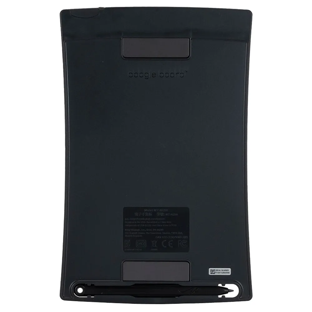 Notepads|Boogie Board Jot Reusable Smart Notepad, Gray (J31020001)