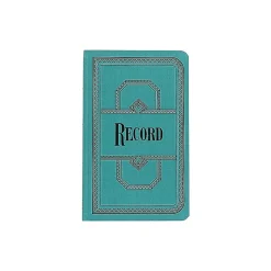 Accounting & Record Journals*Esselte Boorum & Pease 66 Series Record Book, 7.63" x 12.13", Blue, 250 Sheets/Book (66-500-R)